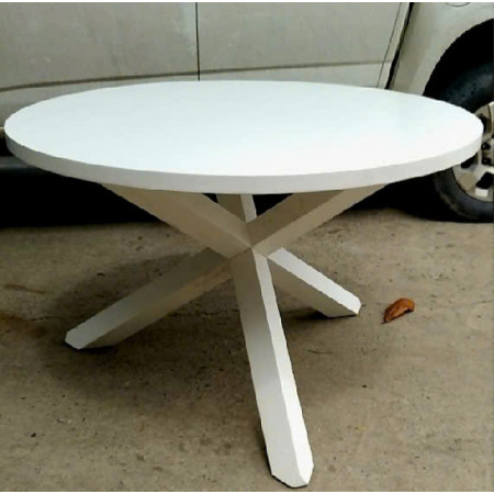 Banak Importa : Bàn Ăn Tròn 1m2 - Màu Trắng